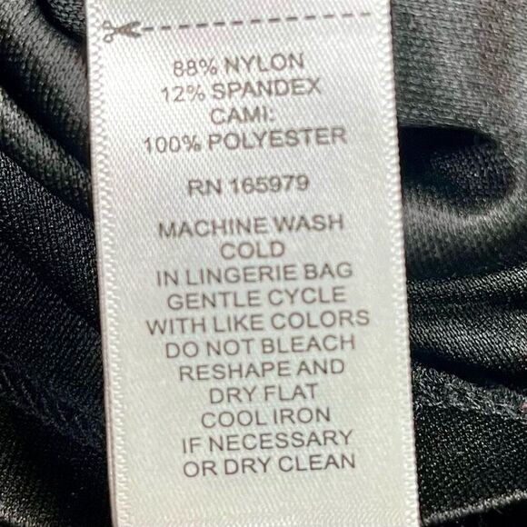 Cable & Gauge Black Lace Blouse Tie Neck Large - Picture 7 of 15